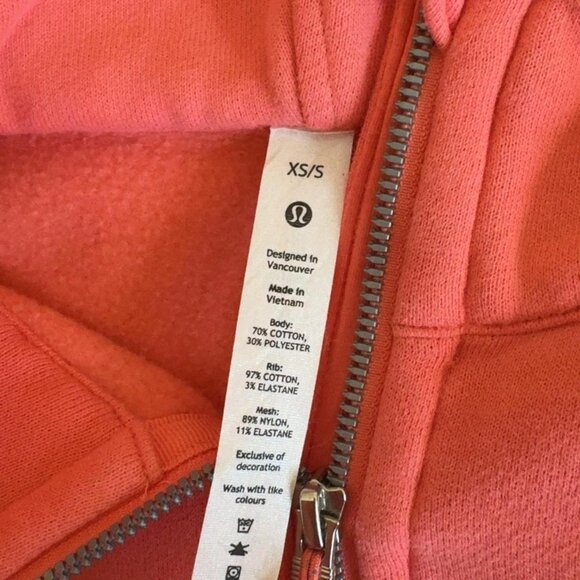 Lululemon Raspberry Cream Scuba - Picture 3 of 3
